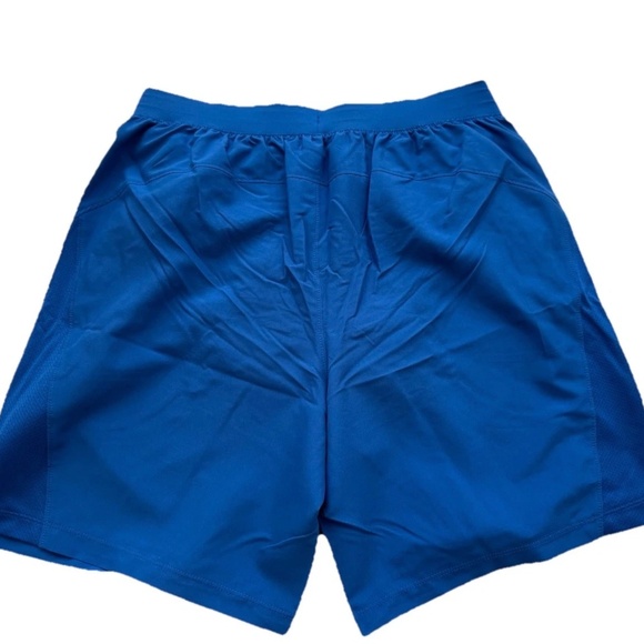 Under Armour UA Launch 7" Lined Blue Shorts Mens Medium M Fitted - Picture 2 of 5